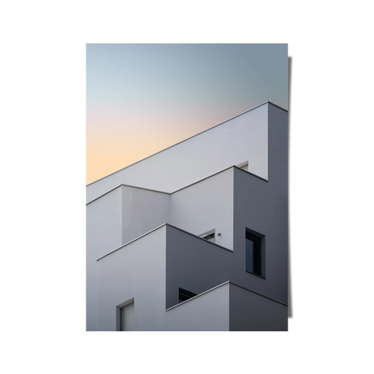 Low Angle Shot Of White Modern Building