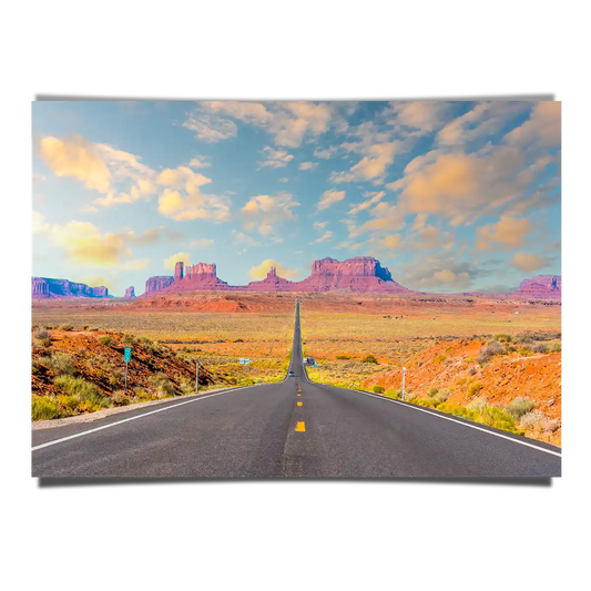 Monument Valley National Park Overlooking From the Road