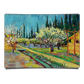 Orchard Bordered By Cypresses by Vincent Van Gogh 1888