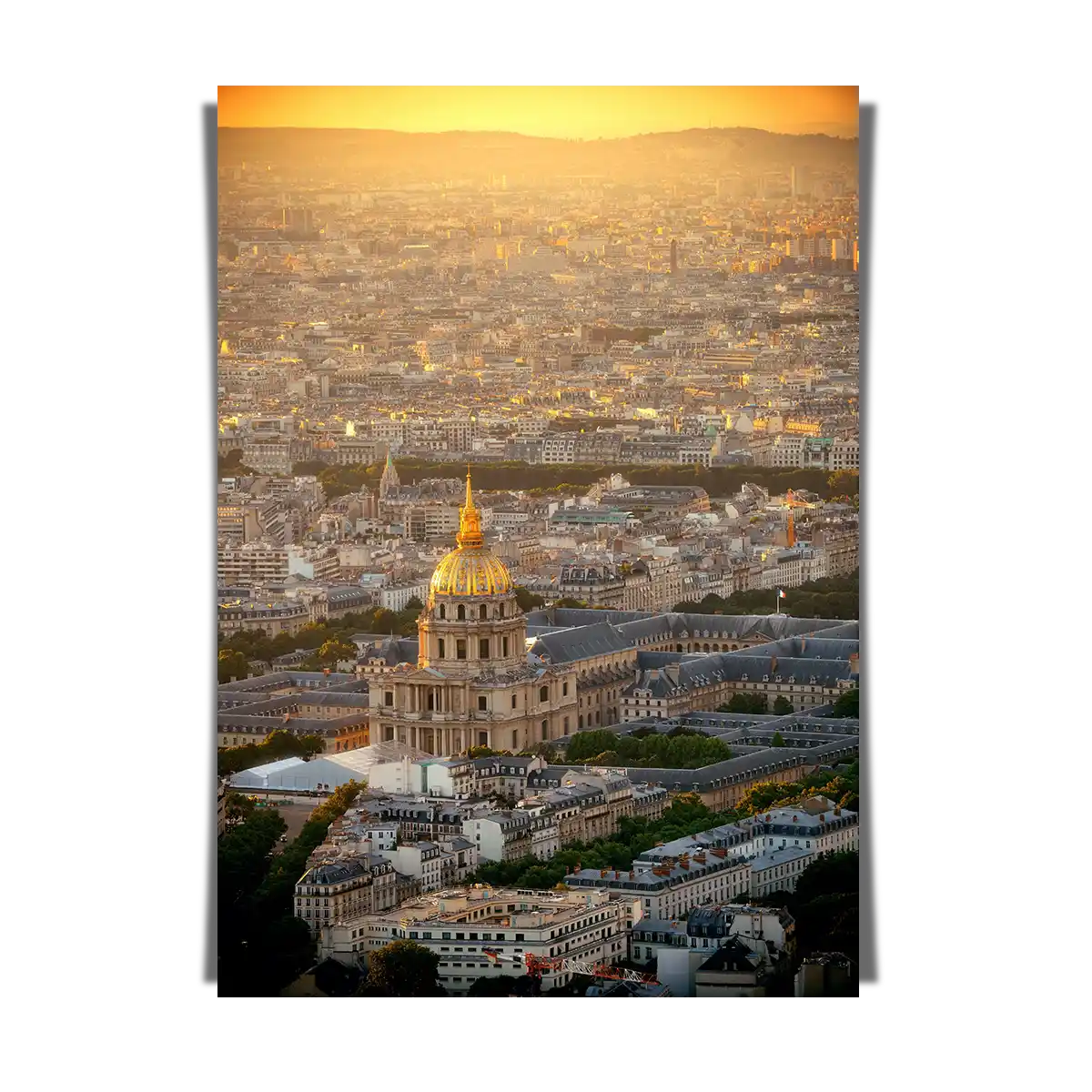 Les Invalides, Paris, France Arial View of Napoleon's Tomb