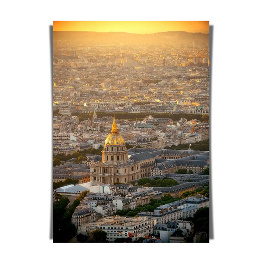 Les Invalides, Paris, France Arial View of Napoleon's Tomb