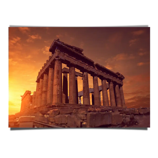 Parthenon Temple on the Athenian Acropolis Greece