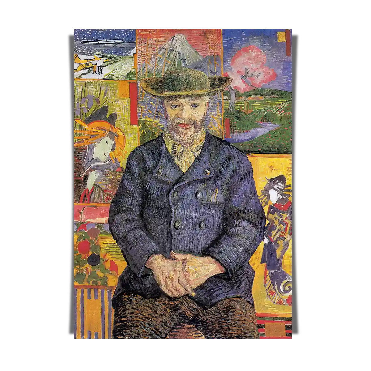 Portrait of Pere Tanguy by Vincent Van Gogh 1887