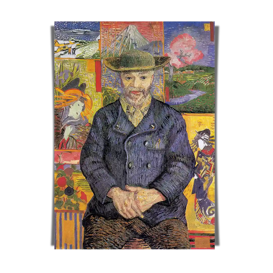Portrait of Pere Tanguy by Vincent Van Gogh 1887
