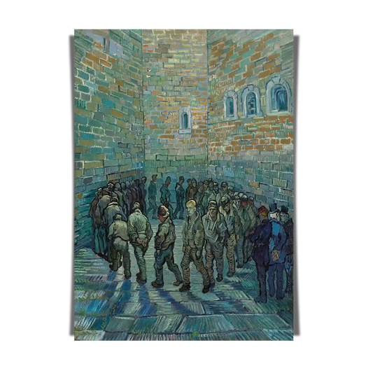 Prisoners Exercising by Vincent Van Gogh 1890