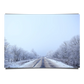 Road Covered in Snow