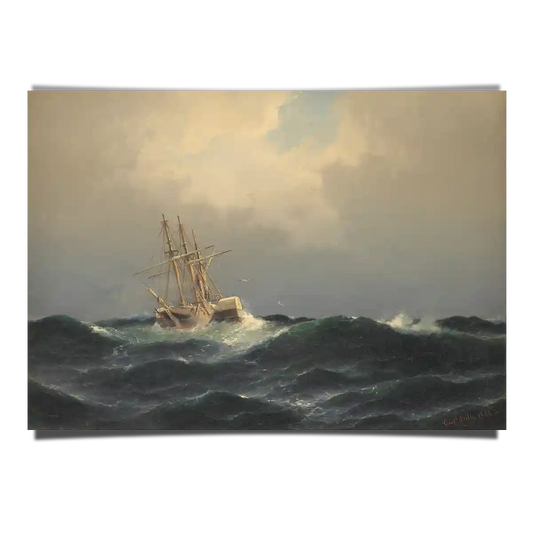 Rough Waves by Carl Bille 1863