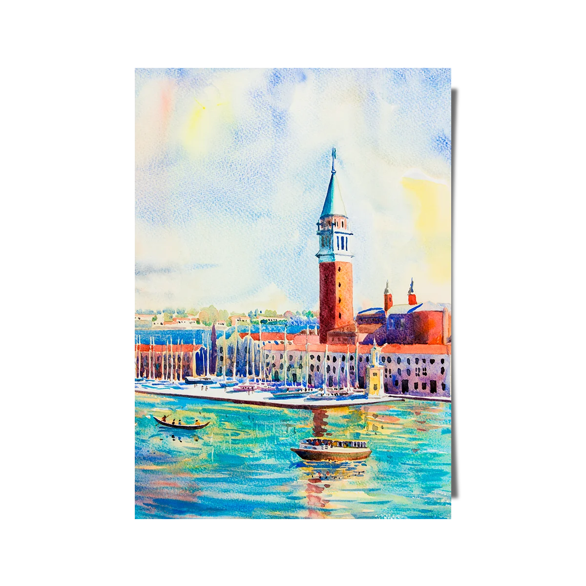 San Giorgio Maggiore Island Watercolour Art