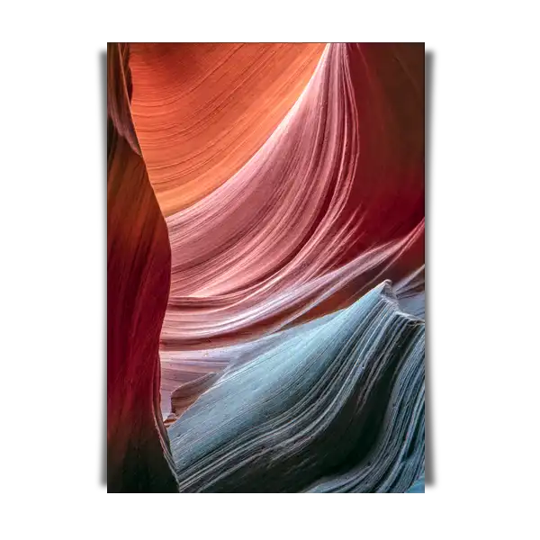 Sand Scoured Rocks From Lower Antelope Canyon in Arizona