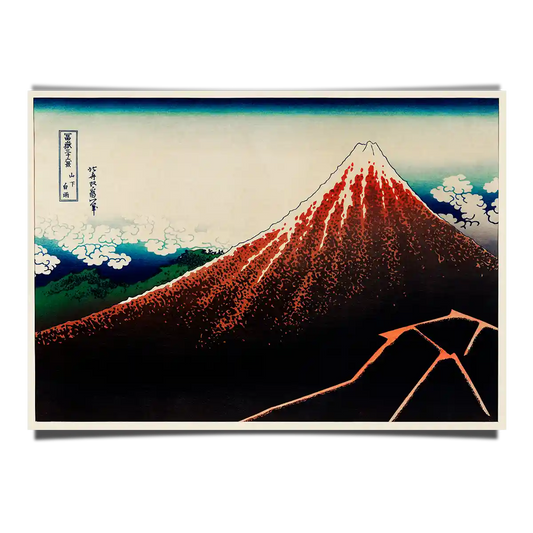 Sanka Hakuu by Katsushika Hokusai