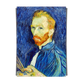 Self Portrait With Colour Palette by Vincent Van Gogh 1889