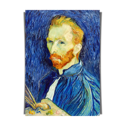 Self Portrait With Colour Palette by Vincent Van Gogh 1889