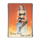 Sitting Pretty - Classic Pin Up Girl Poster in 1940s