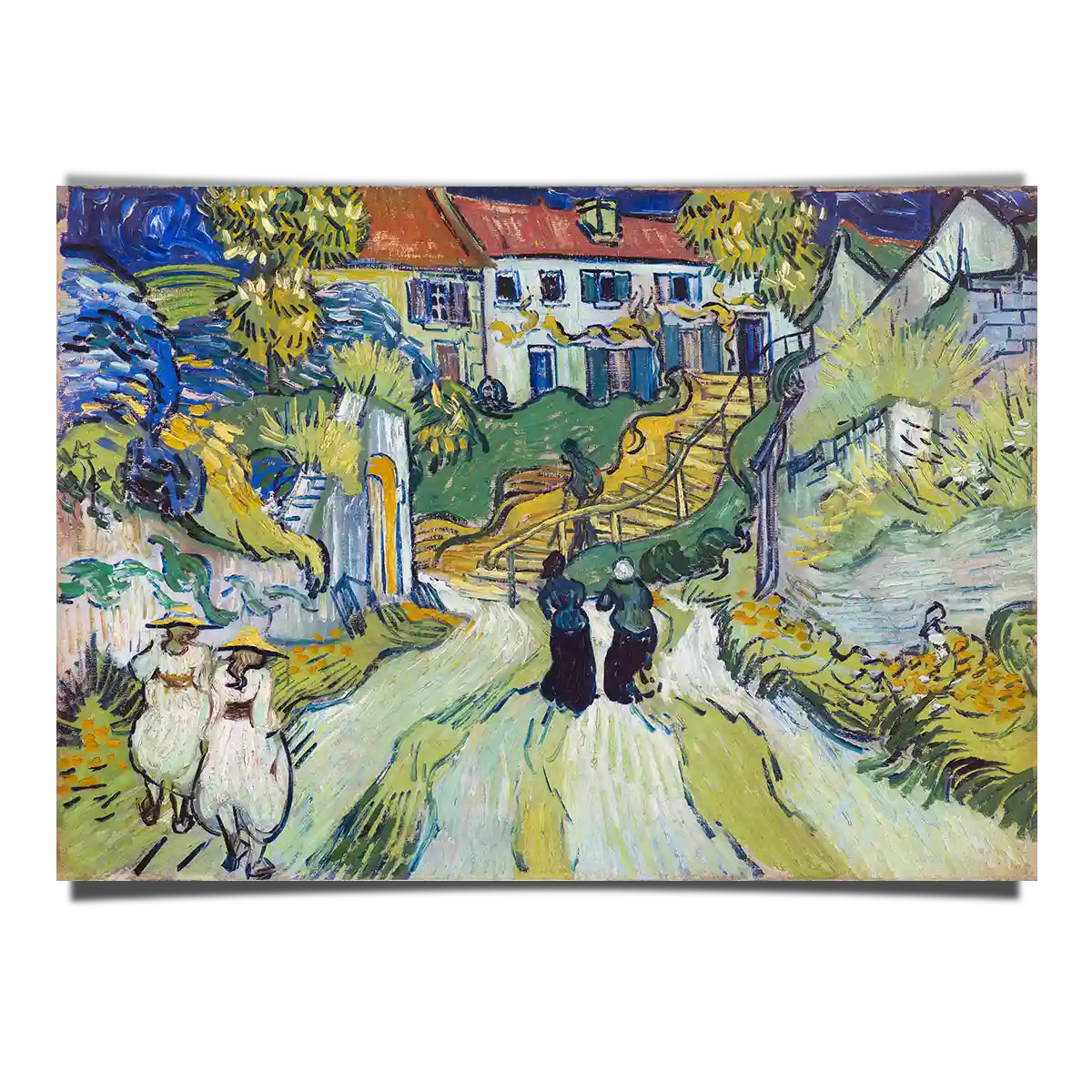Stairway at Aurvers by Vincent Van Gogh 1890