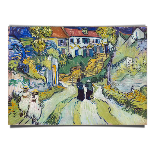Stairway at Aurvers by Vincent Van Gogh 1890