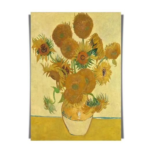 Sunflowers by Vincent Van Gogh 1888