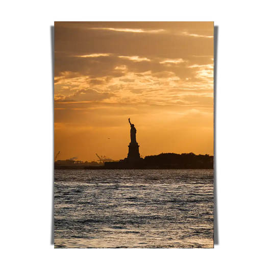 The Statue of Liberty Viewed From Hudson River