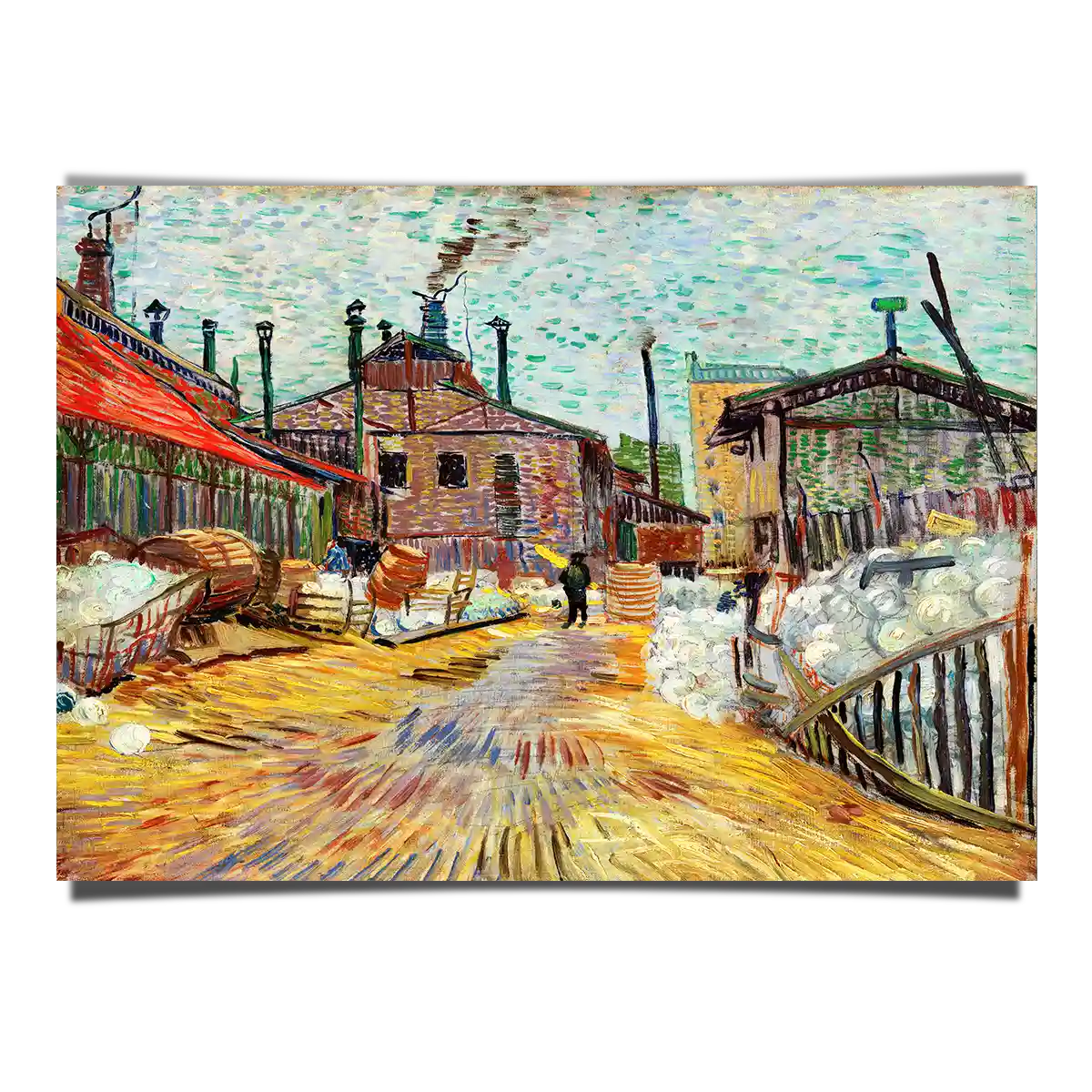 The Factory by Vincent Van Gogh 1887