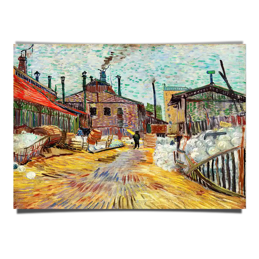 The Factory by Vincent Van Gogh 1887