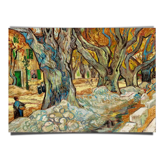 The Large Plane Trees by Vincent Van Gogh 1889