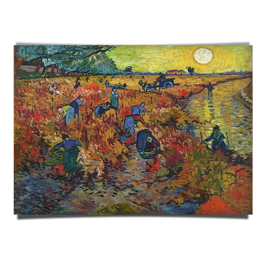 The Red Vineyard by Vincent Van Gogh 1888