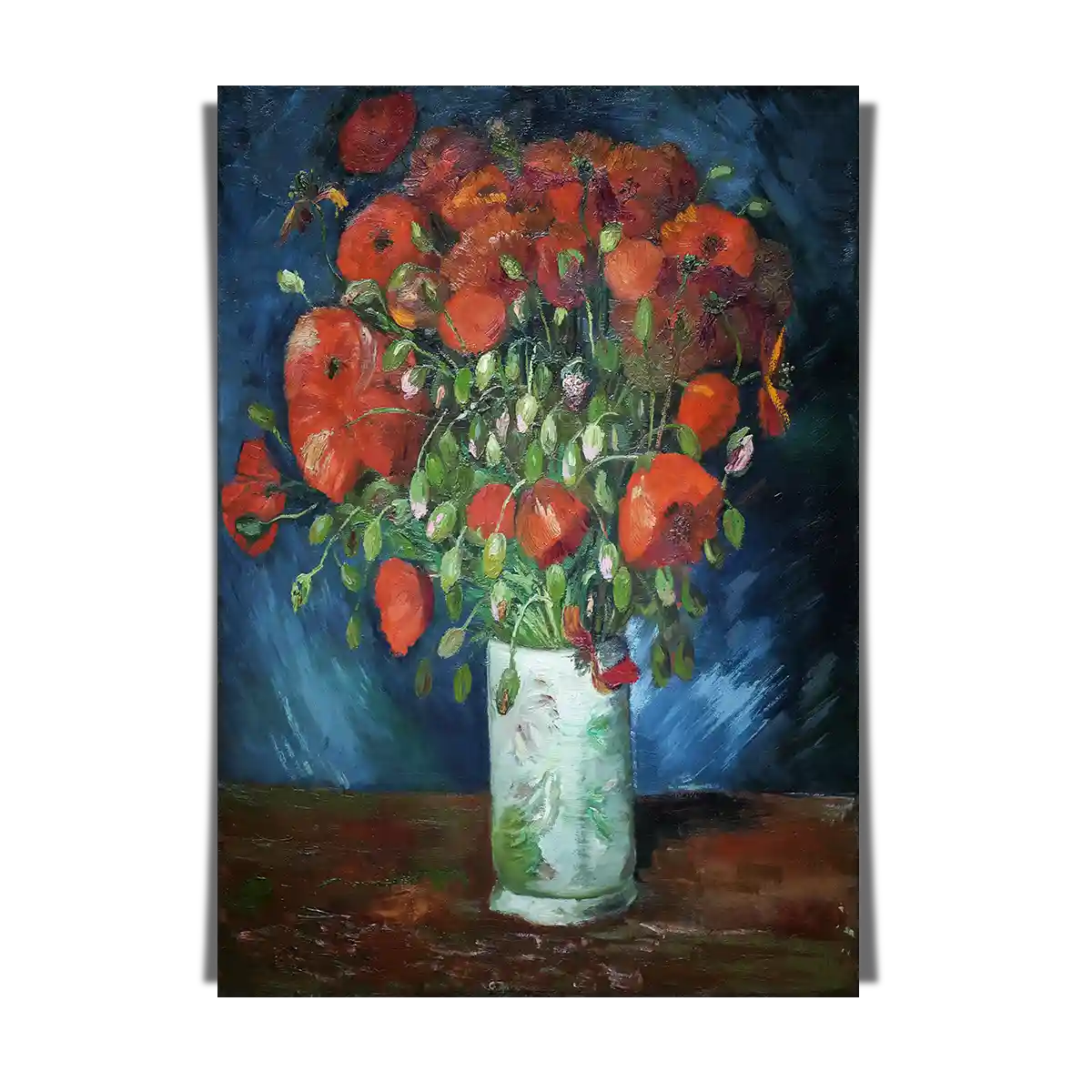Vase With Poppies by Vincent Van Gogh 1886