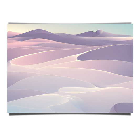 White Wave Abstract